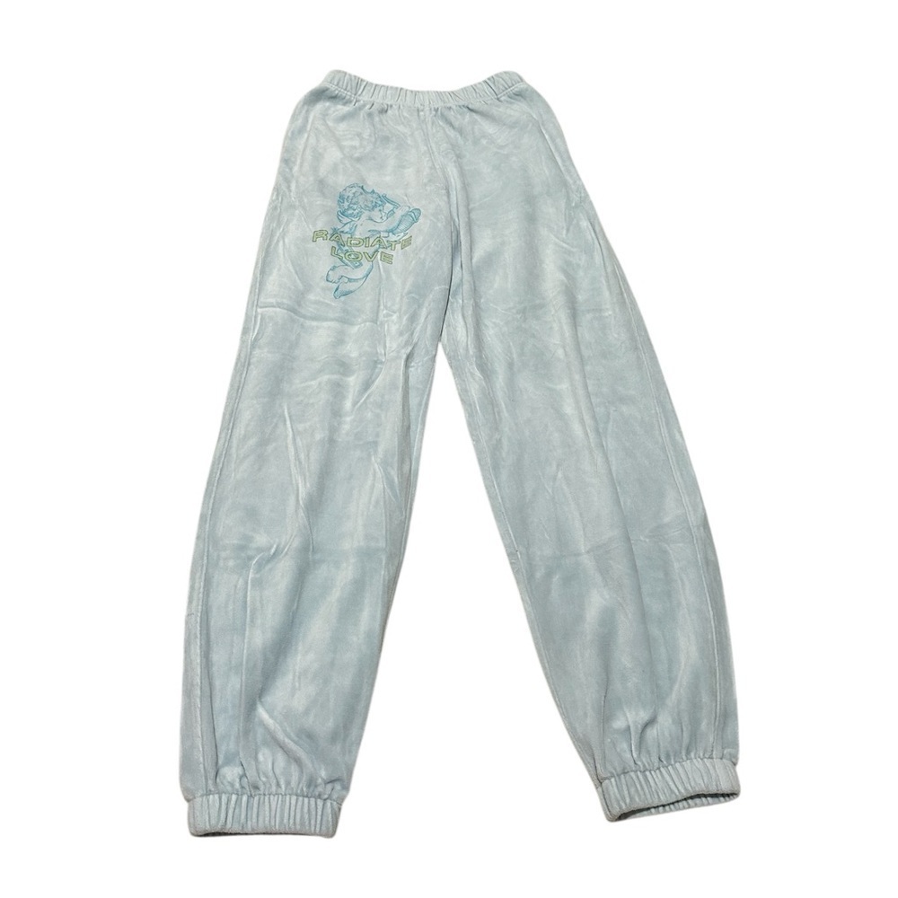 Boys Lie Radiate Love Jogger Sweatpants Blue Women’s Medium